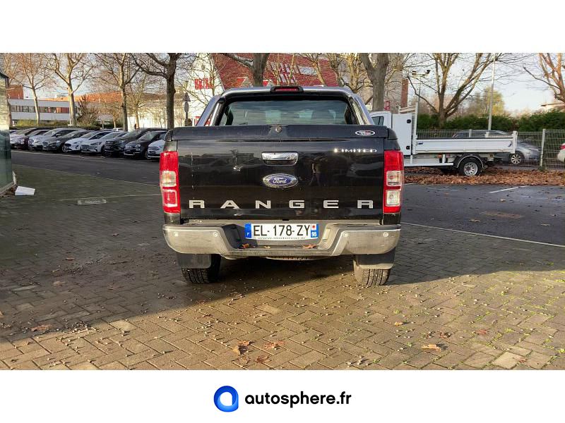 FORD RANGER 2.2 TDCI 160CH DOUBLE CABINE LIMITED - Miniature 2