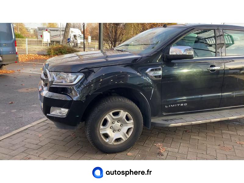 FORD RANGER 2.2 TDCI 160CH DOUBLE CABINE LIMITED - Miniature 3