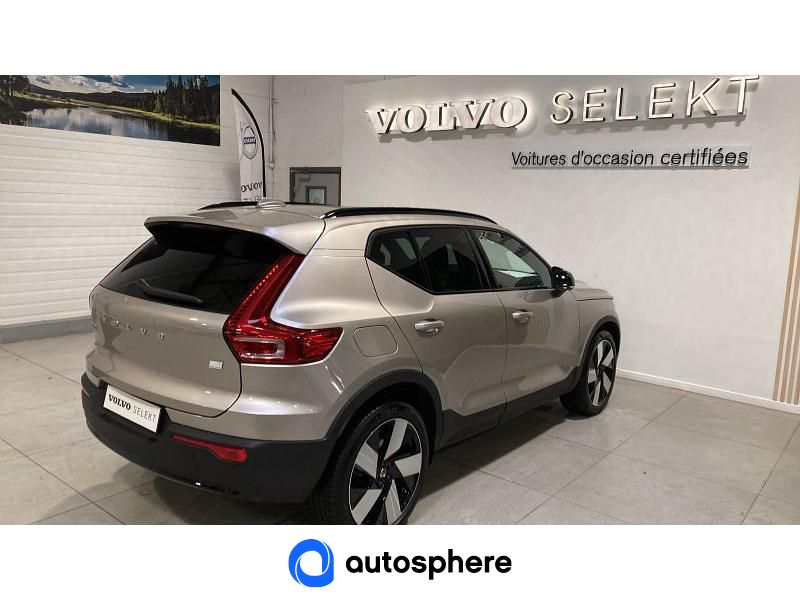 VOLVO XC40 T4 RECHARGE 129 + 82CH ULTIMATE DCT 7 - Miniature 2