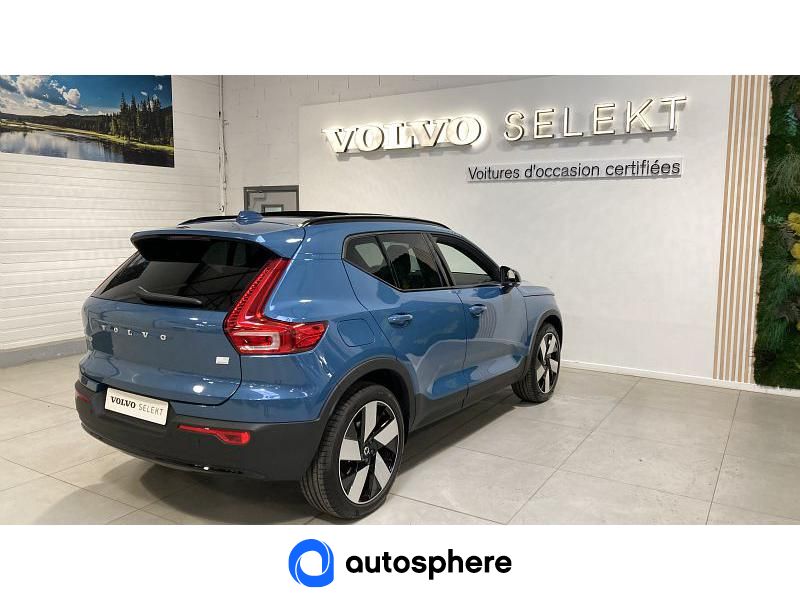 VOLVO XC40 T4 RECHARGE 129 + 82CH ULTIMATE DCT 7 - Miniature 2